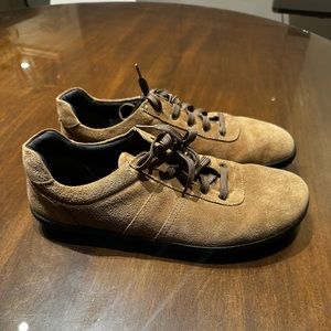 Groundies Barefoot minimalist shoe brown tan suede men’s size 11